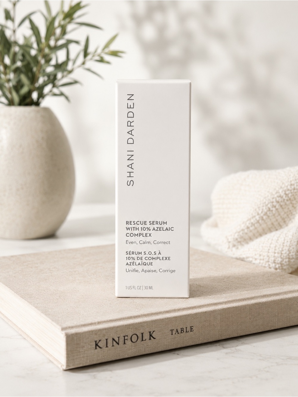 Shani Darden Rescue Serum — White Minimalist Box